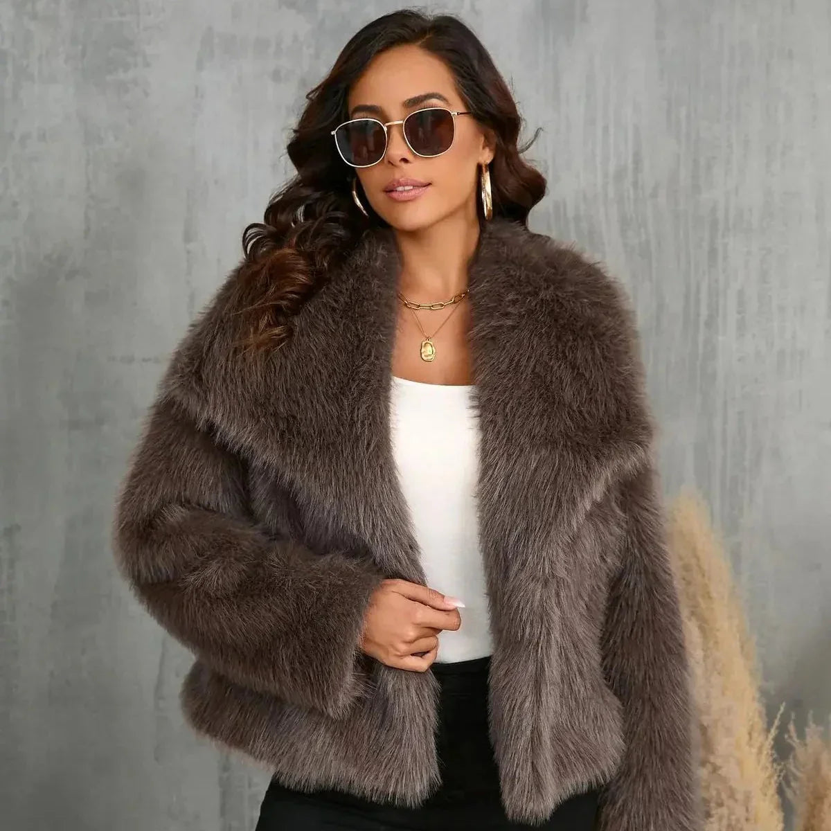 Premium Fake Fur Women's Parka Coat - OutfitLondon