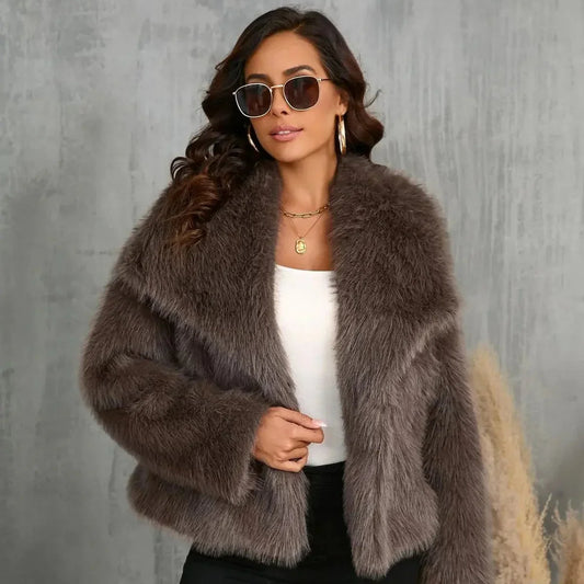 Premium Fake Fur Women's Parka Coat - OutfitLondon