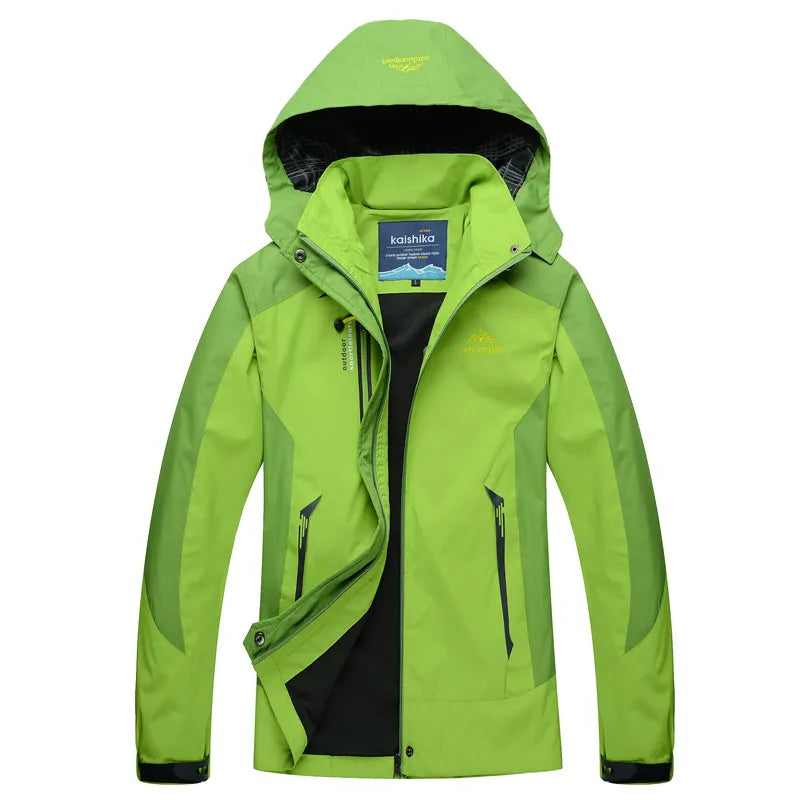 Waterproof Women's Hooded Windbreaker Winter Coat