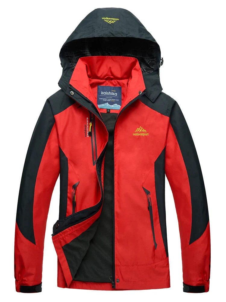 Waterproof Women's Hooded Windbreaker Winter Coat