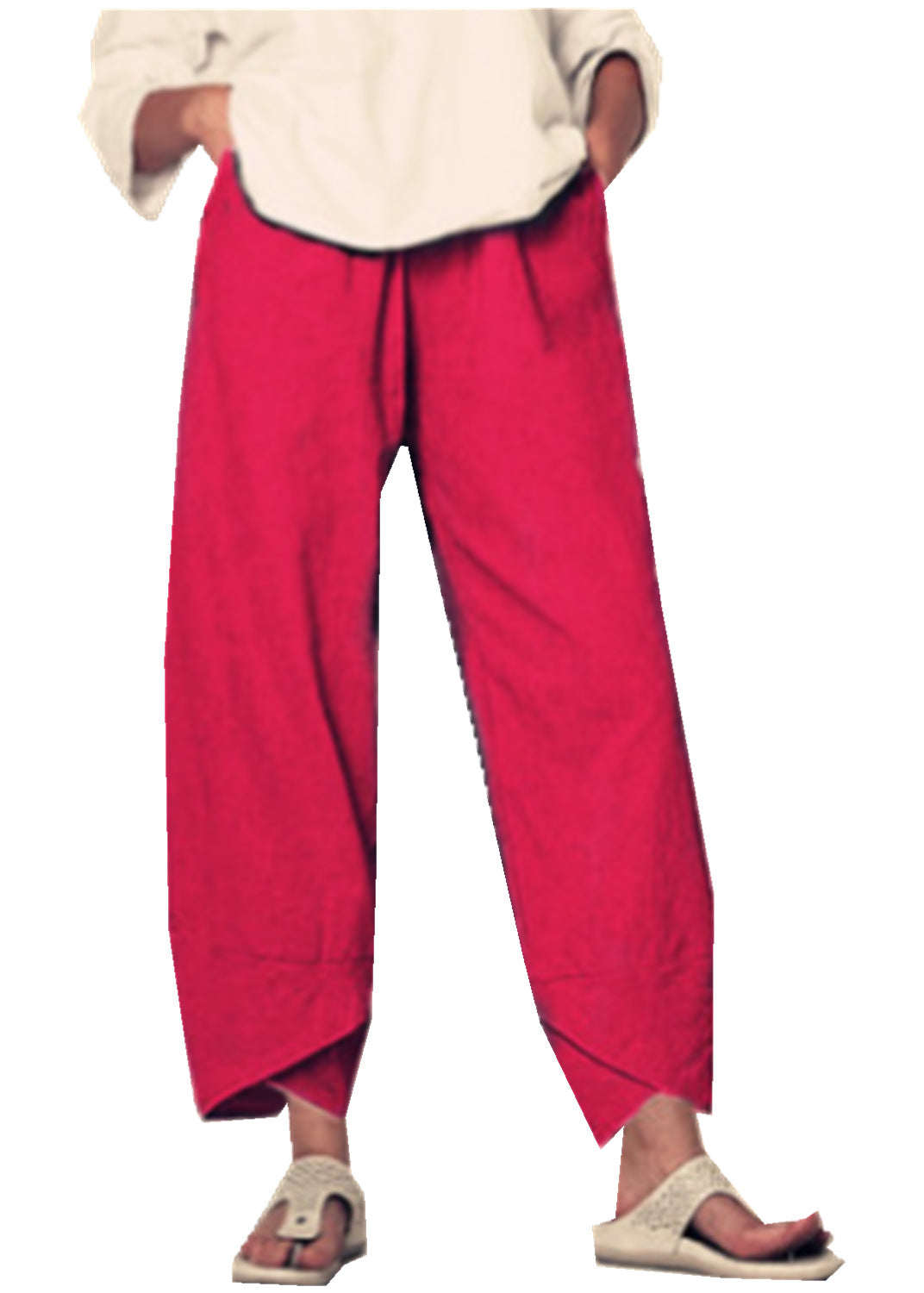Comfortable Women's Relaxed Fit Trousers - OutfitLondon