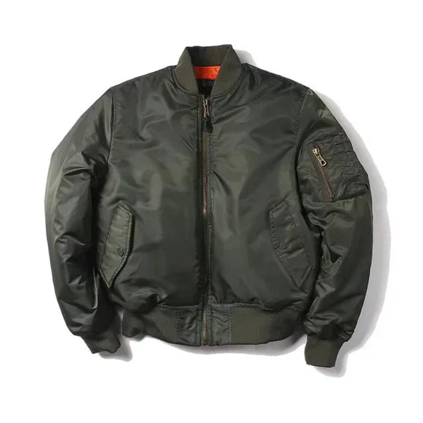 Waterproof Women's Bomber Winter Coat with Zip Pockets - OutfitLondon