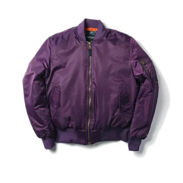 Waterproof Women's Bomber Winter Coat with Zip Pockets