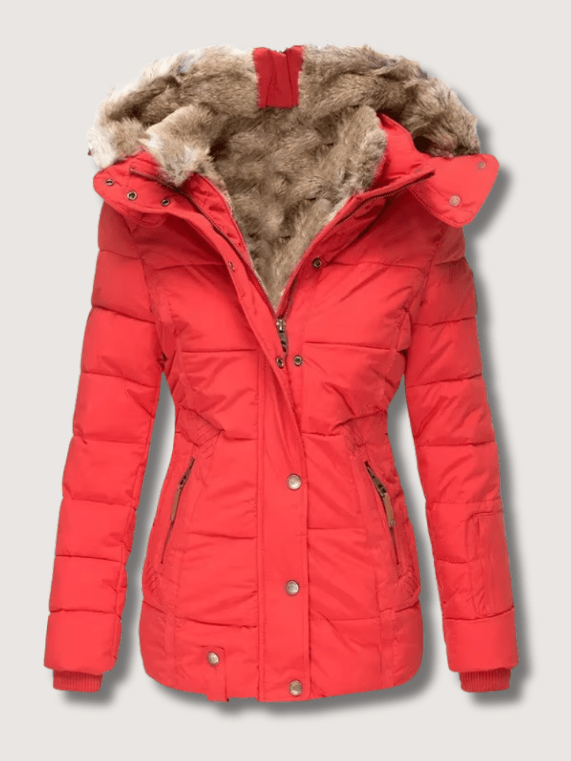 Fitted Waist Warm Winter Coat