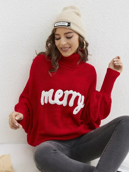 Women's Fun Printed Crew Neck Sweater