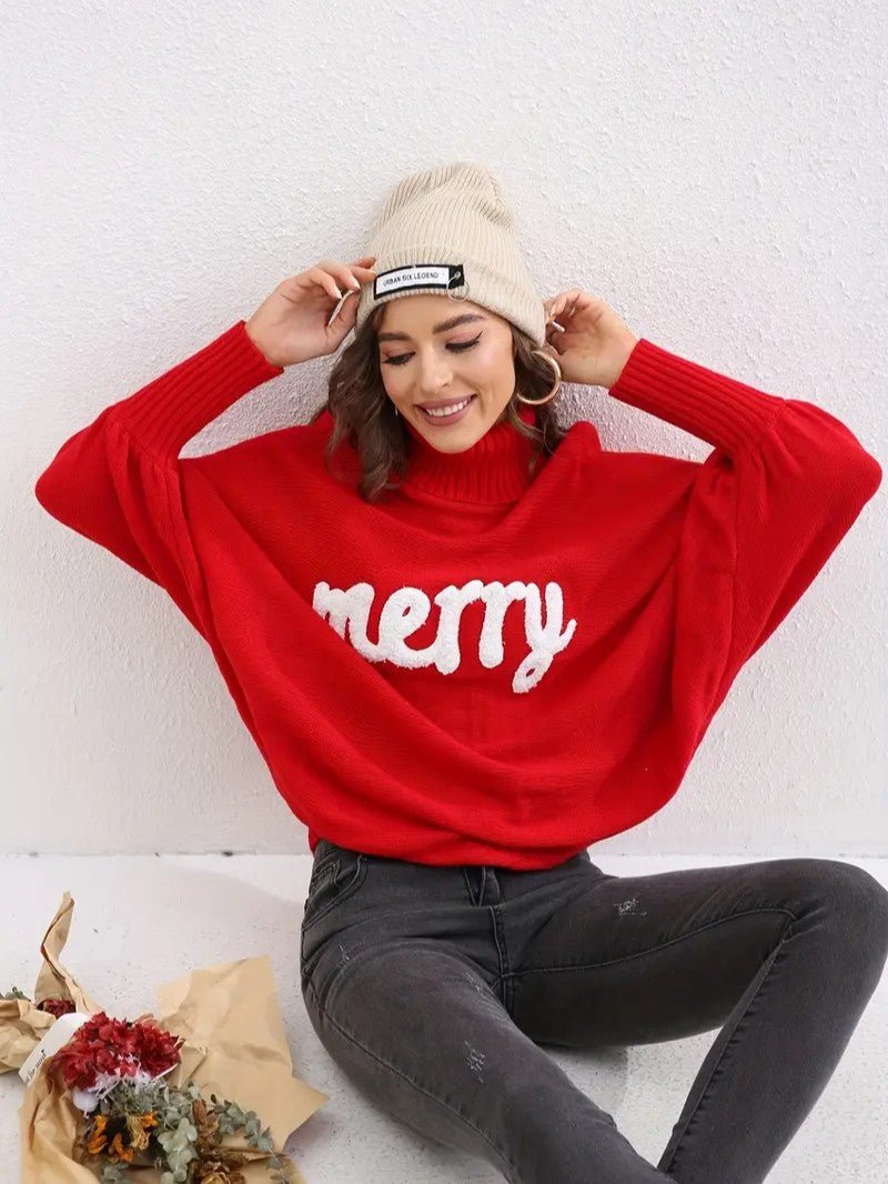 Women's Fun Printed Crew Neck Sweater