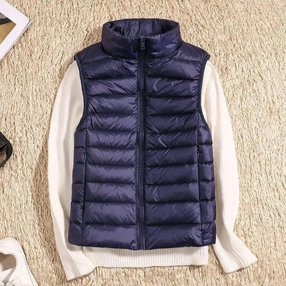 Lightweight Women's Down Puffer Vest