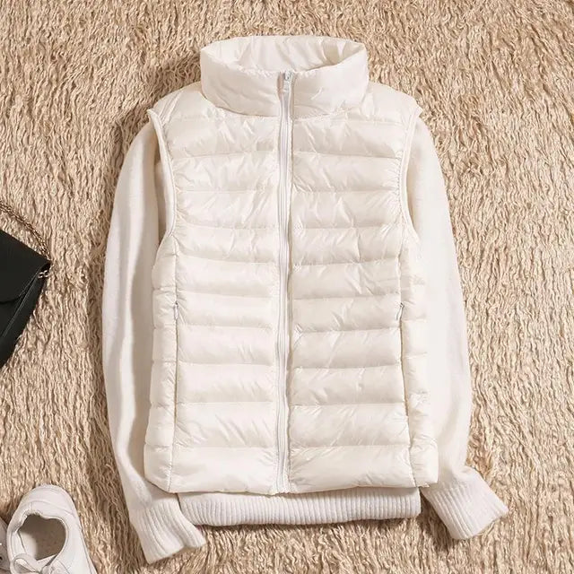 Lightweight Women's Down Puffer Vest