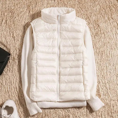 Lightweight Women's Down Puffer Vest