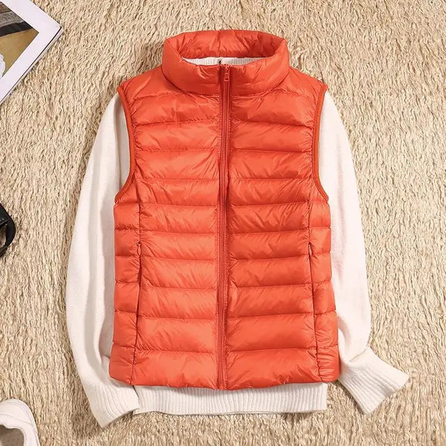Lightweight Women's Down Puffer Vest