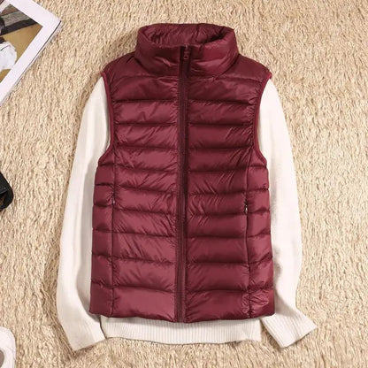 Lightweight Women's Down Puffer Vest
