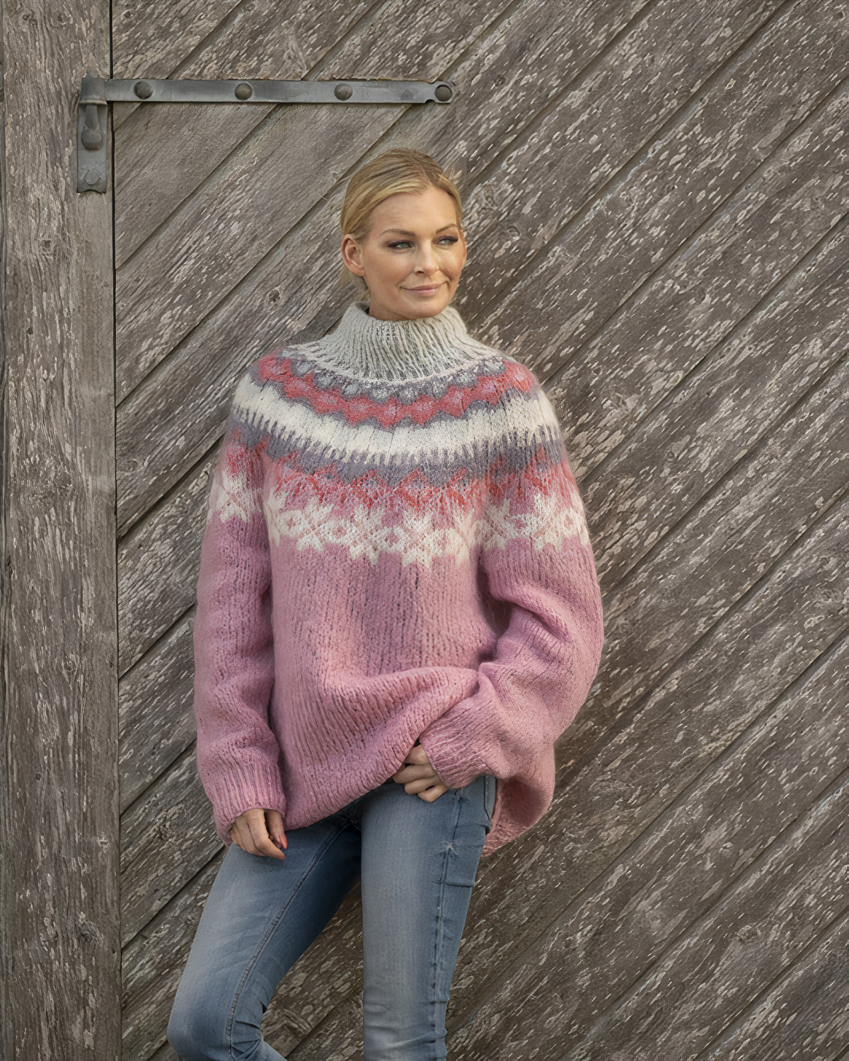 Thick Knit Crew Neck Sweater
