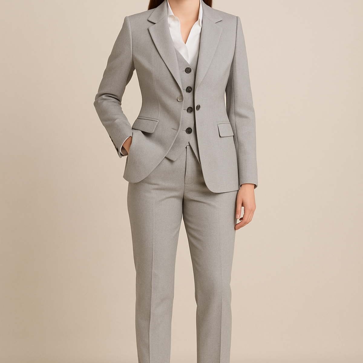 Classic 3-Piece Suit Set for Women