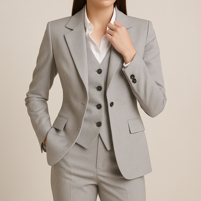 Classic 3-Piece Suit Set for Women - OutfitLondon