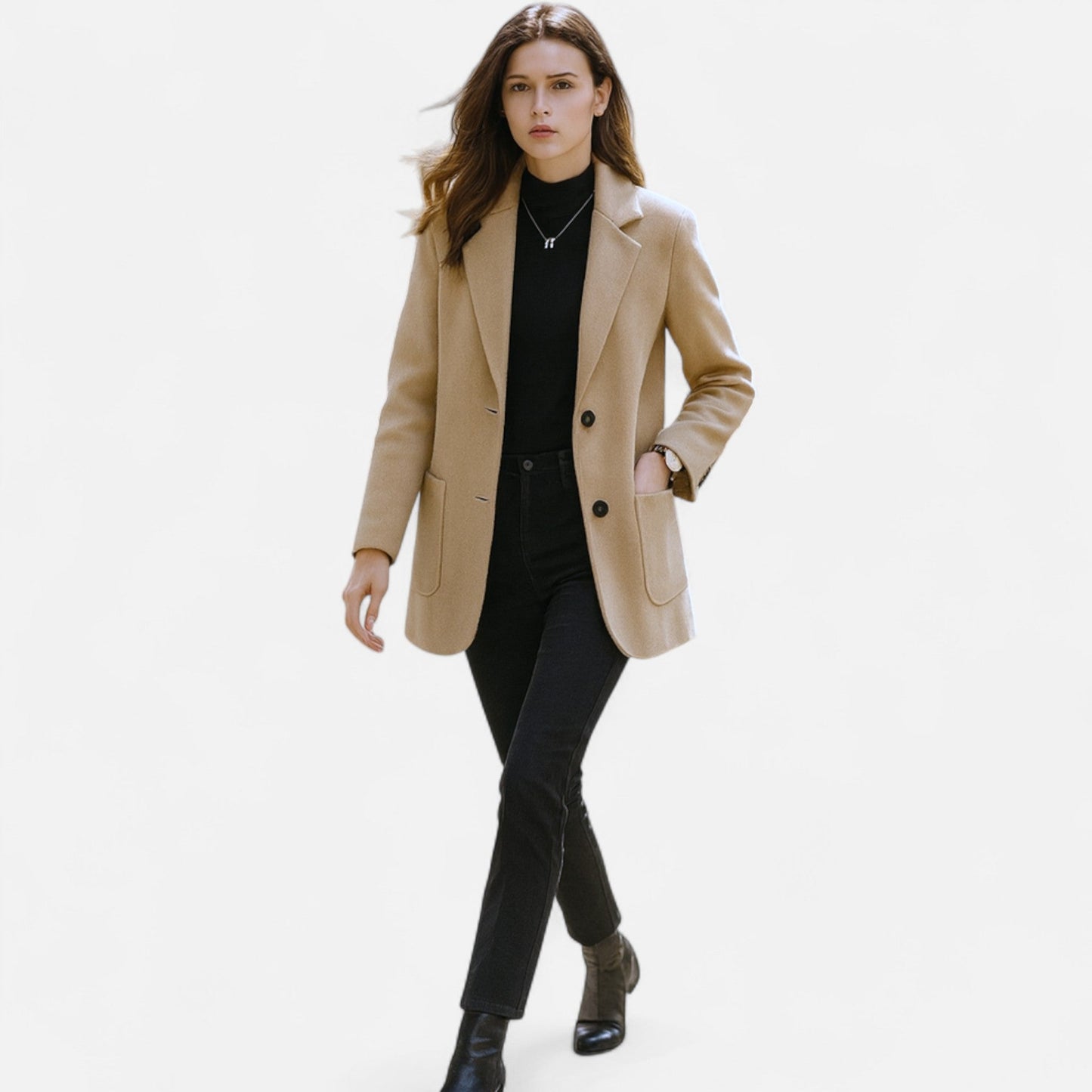 Women's Classic Fit Blazer Jacket
