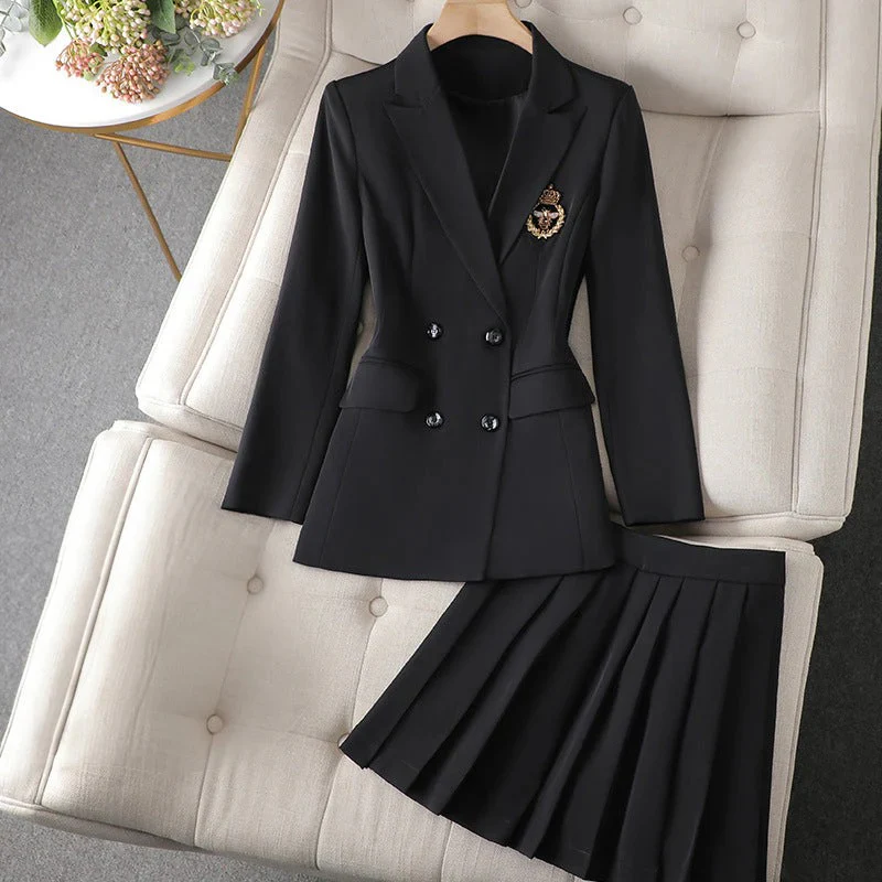 Classic Fit Womens Wool Blazer Jacket - OutfitLondon