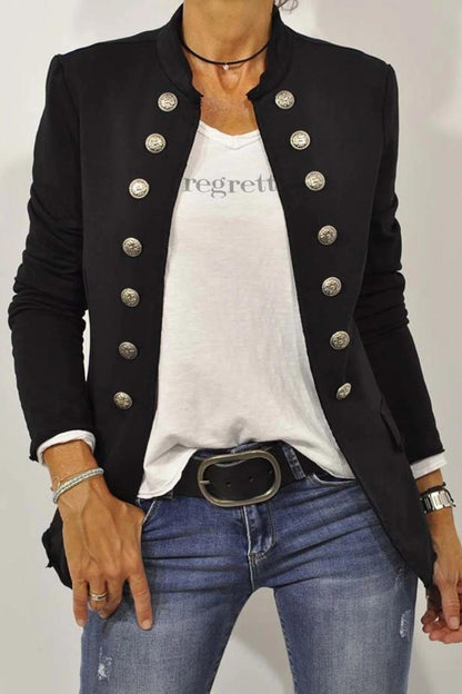 Classic Fit Double Breasted Women's Blazer - OutfitLondon