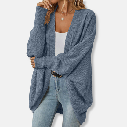 Cozy Open Front Knit Cardigan for Women