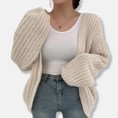 Cozy Oversized Women's Knit Cardigan Sweater