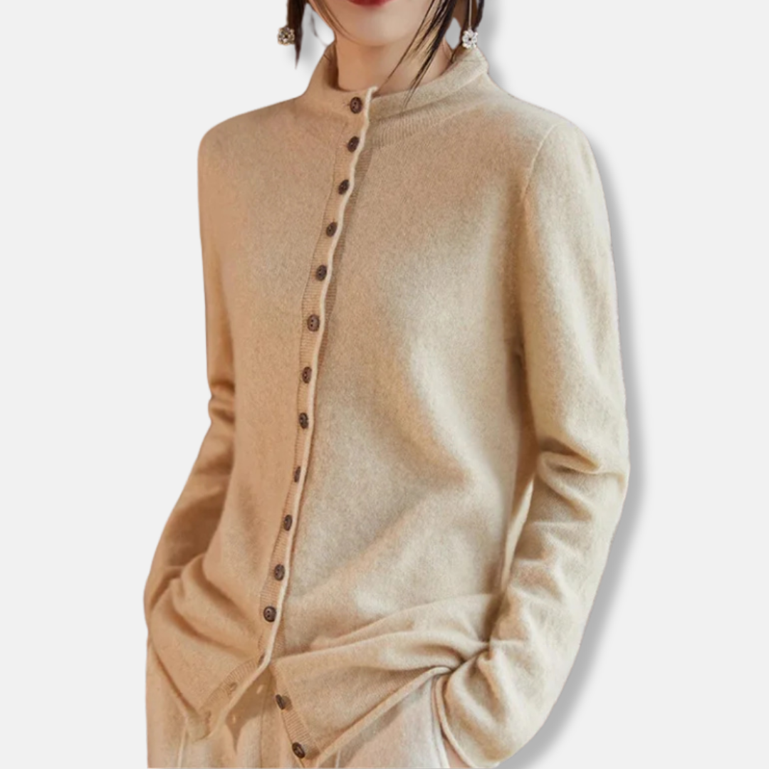 Comfortable Women's Wool Cardigan Sweater