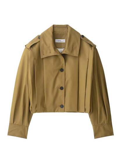 Casual Fit Women's Cropped Blazer Jacket