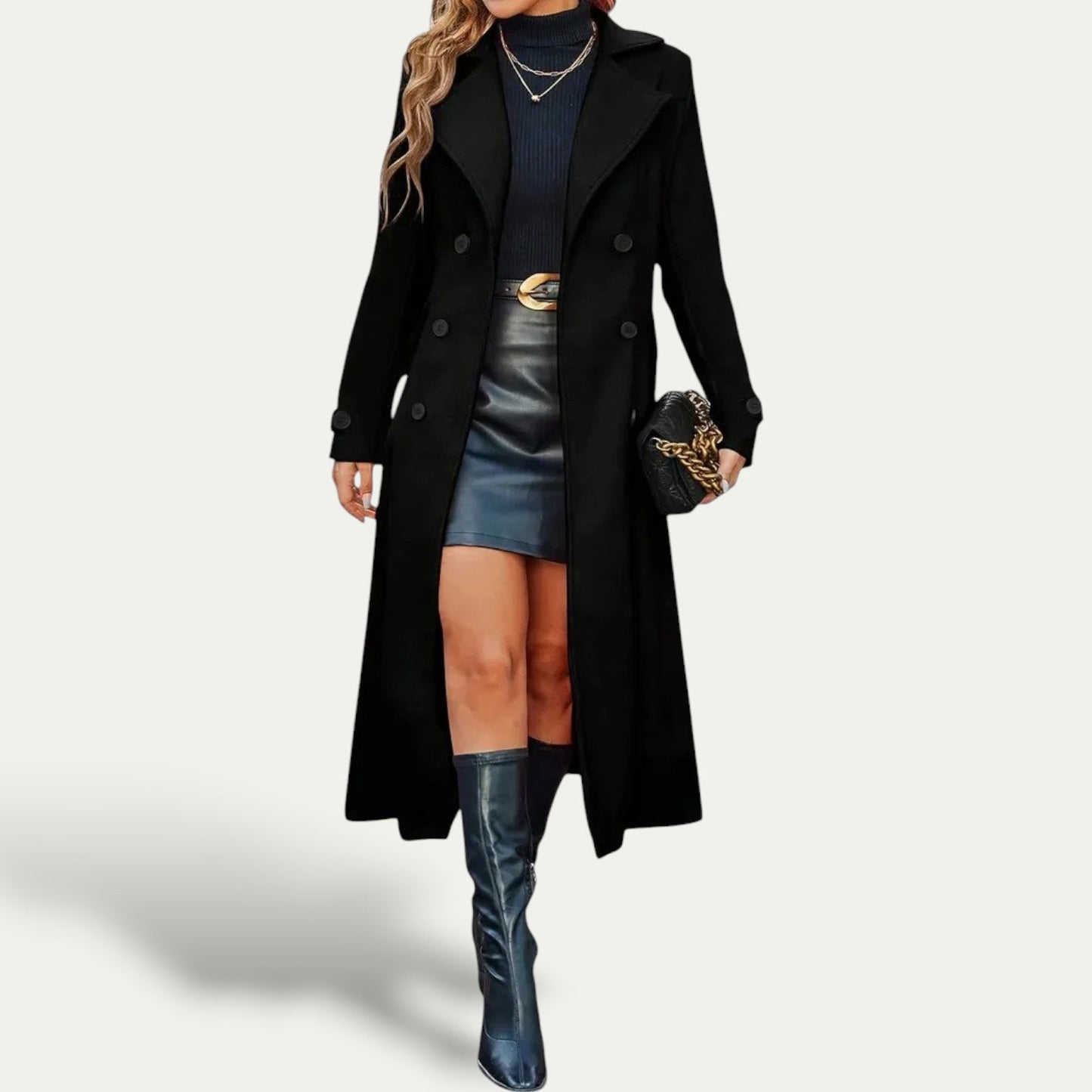 Classic Ladies Warm Overcoat
