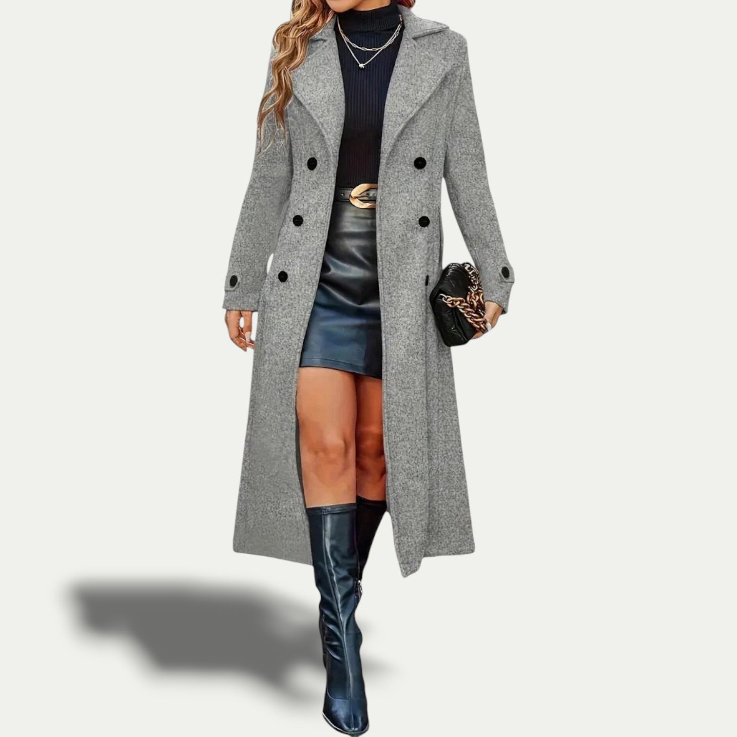 Classic Ladies Warm Overcoat - OutfitLondon
