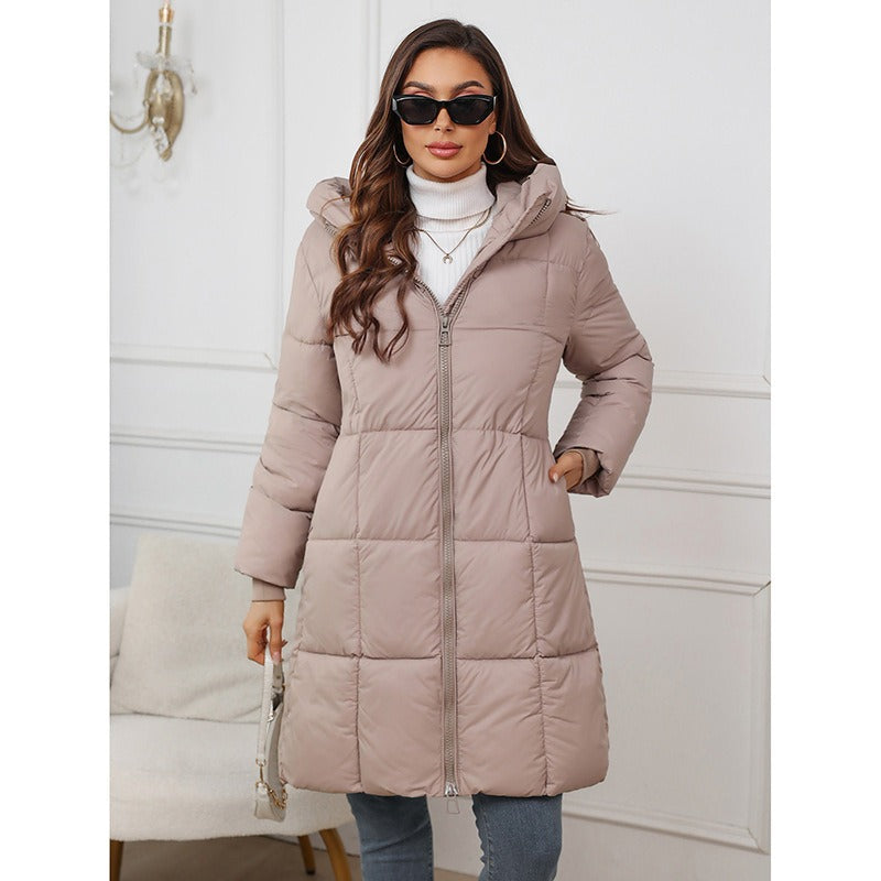Warm Women's Quilted Parka Coat