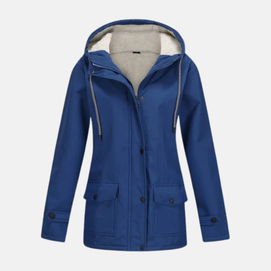 Soft Fleece Hooded Water Resistant Jacket