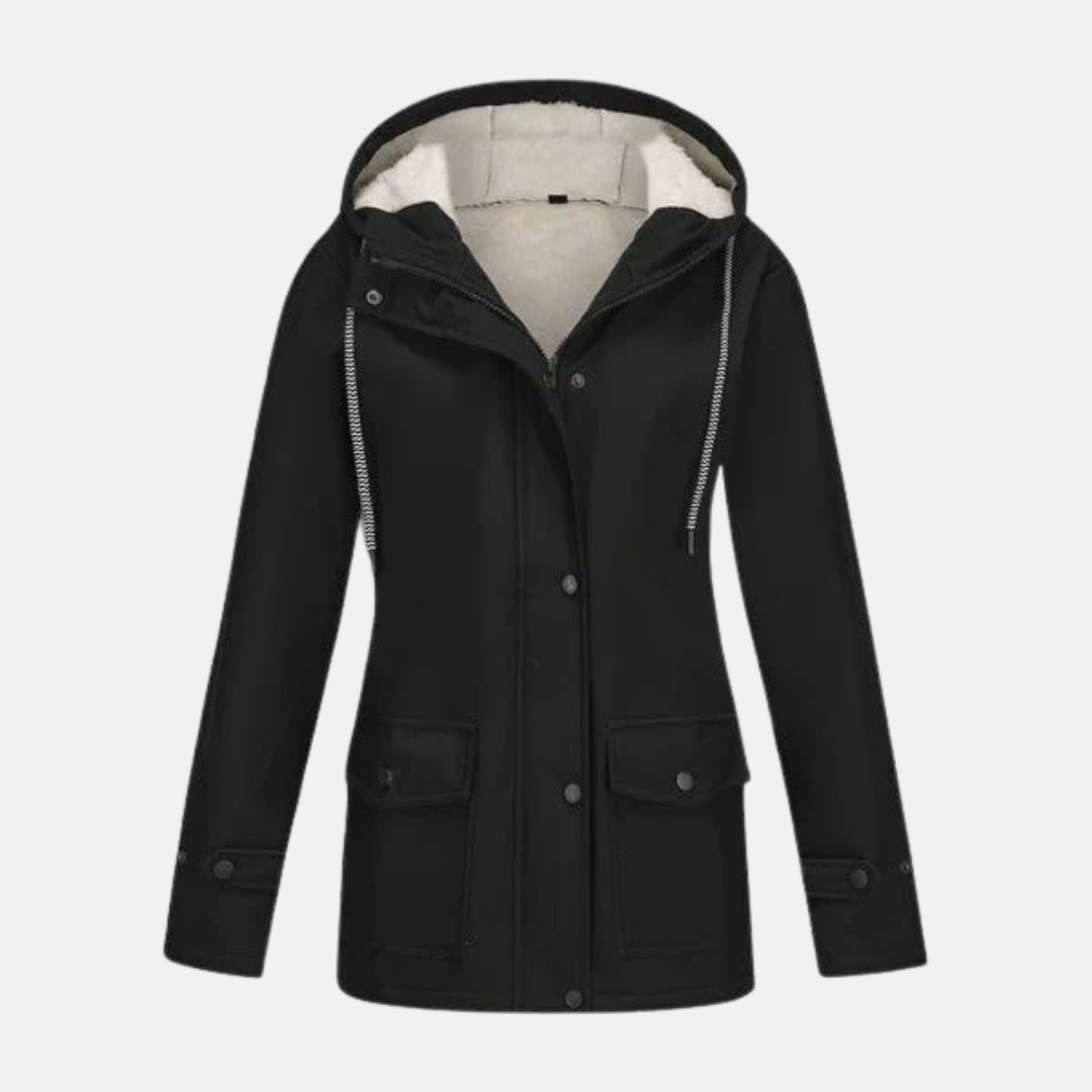 Soft Fleece Hooded Water Resistant Jacket