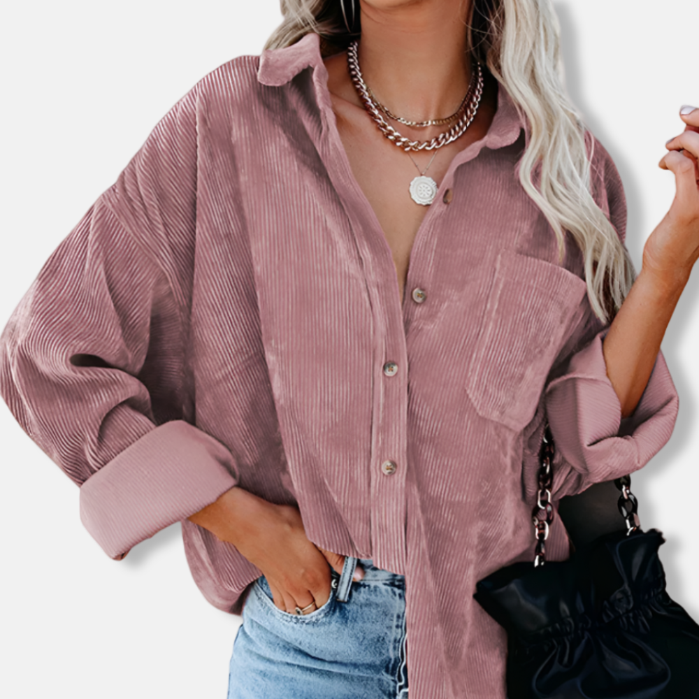 Classic Corduroy Oversized Women's Jacket
