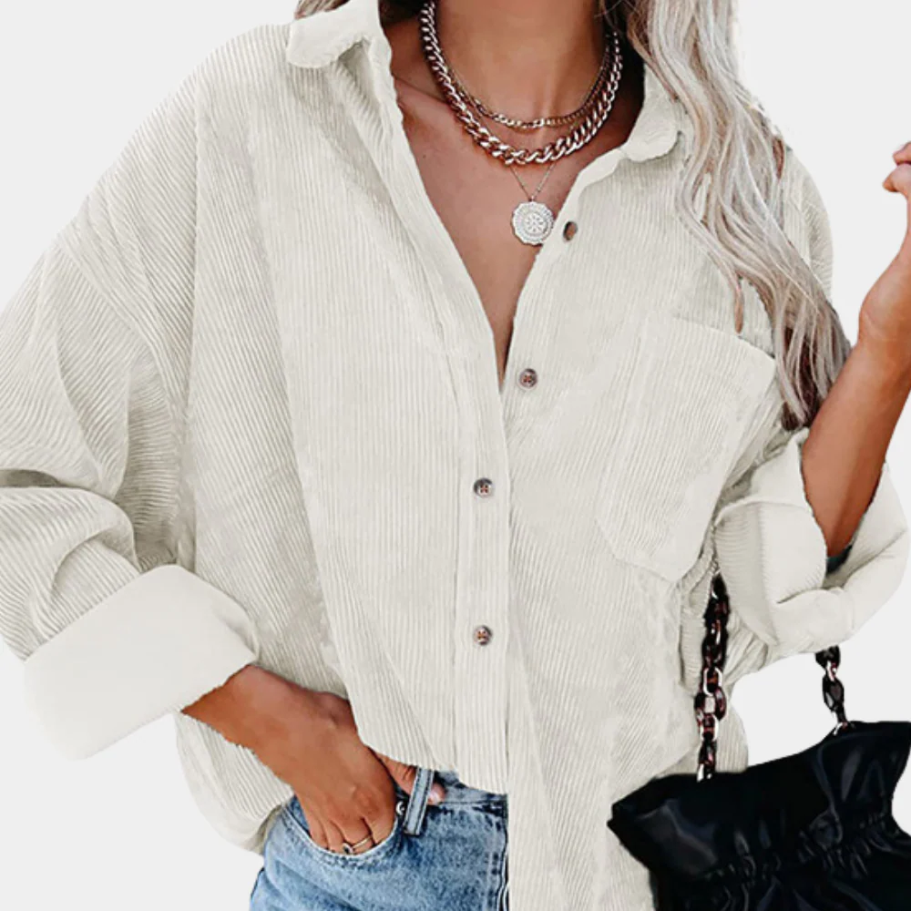 Classic Corduroy Oversized Women's Jacket