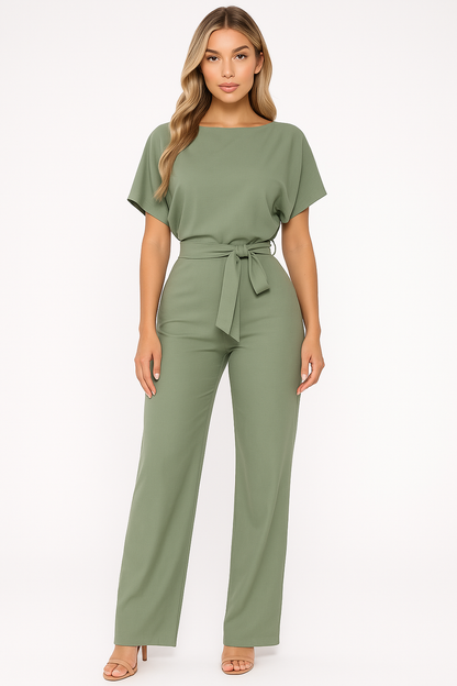 Simple Chic Jumpsuit for Women - Everyday Comfort Wear - OutfitLondon