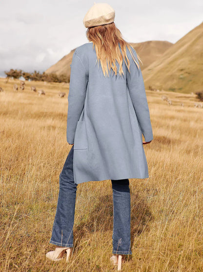 Classic Mid-Length Women's Wool Coat