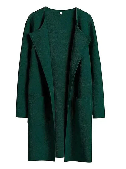 Classic Mid-Length Women's Wool Coat