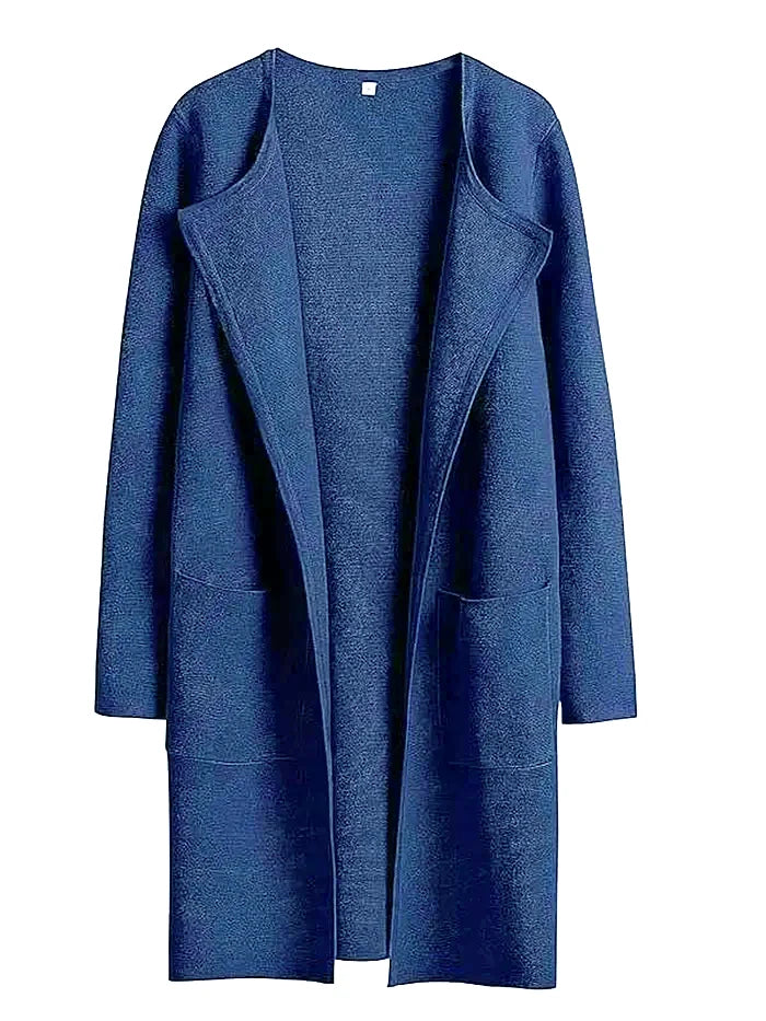 Classic Mid-Length Women's Wool Coat