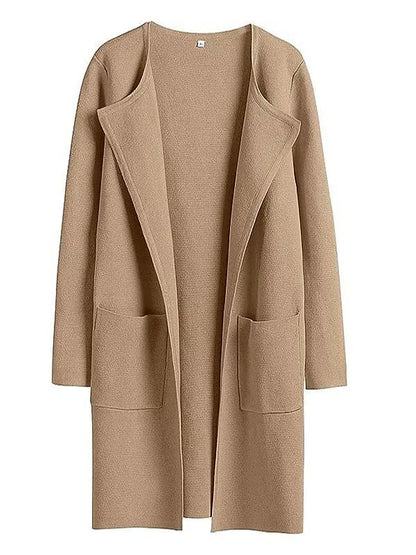 Classic Mid-Length Women's Wool Coat