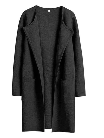 Classic Mid-Length Women's Wool Coat