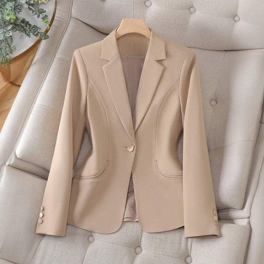 Tailored Women's One Button Blazer - OutfitLondon