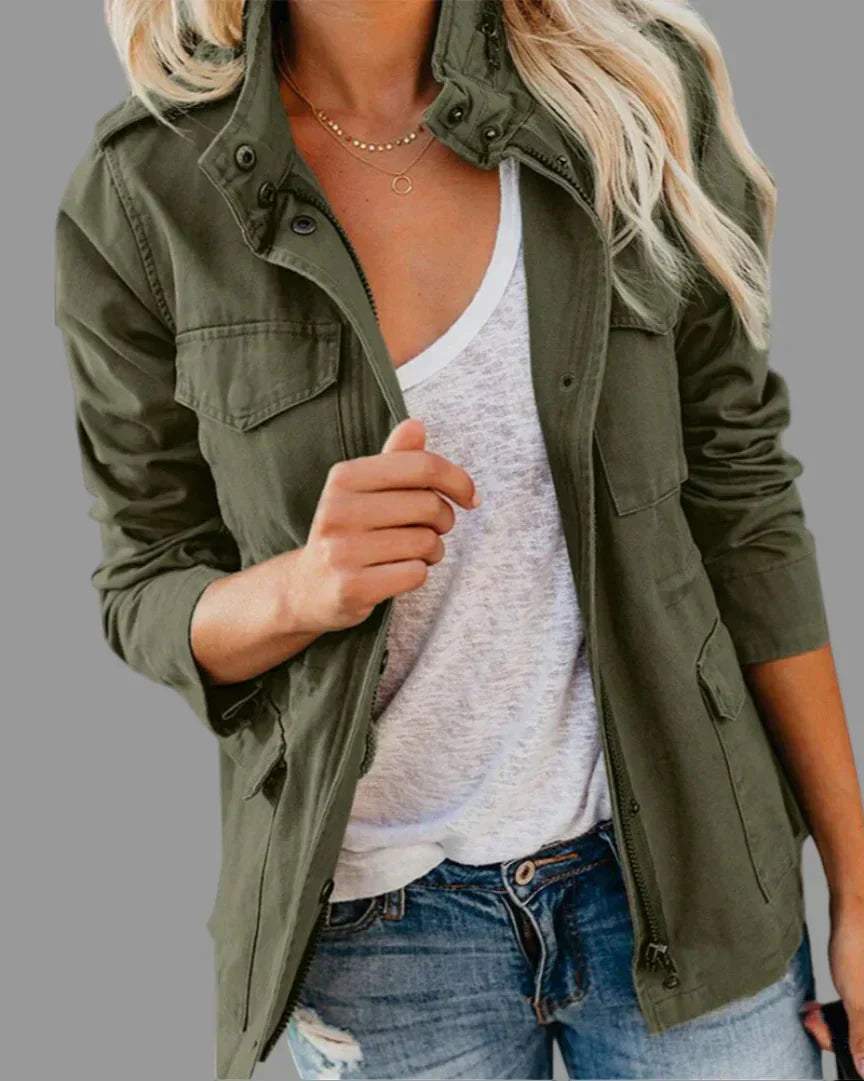 Comfy Casual Women's Parka Jacket - OutfitLondon