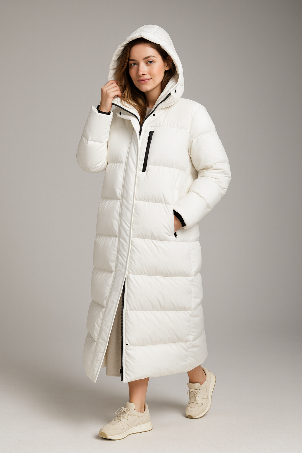 Women's Waterproof Parka Coat - Long, Warm and Cozy - OutfitLondon