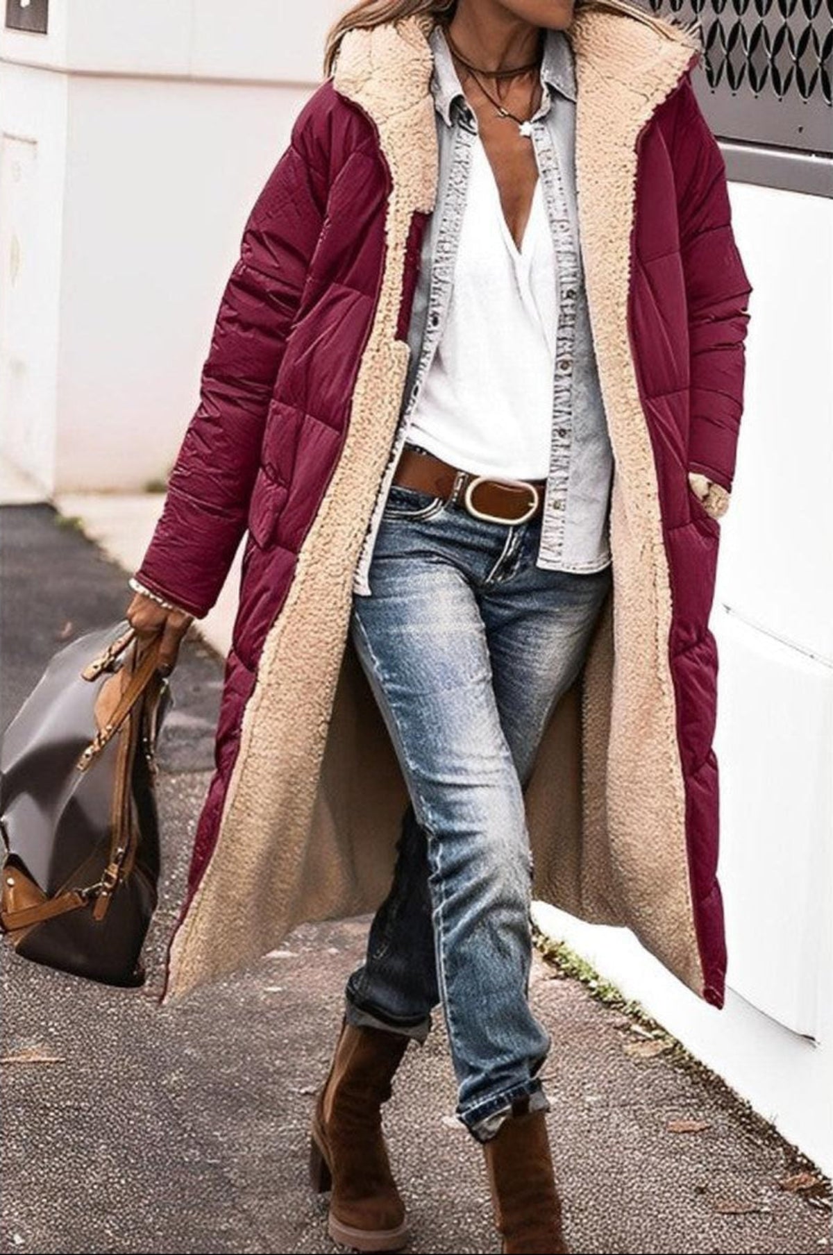 Waterproof Insulated Ladies Parka Jacket With Hood