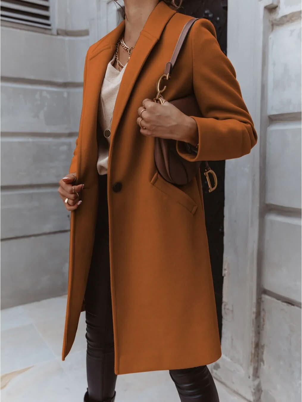 Classic Fit Women's Long Coat