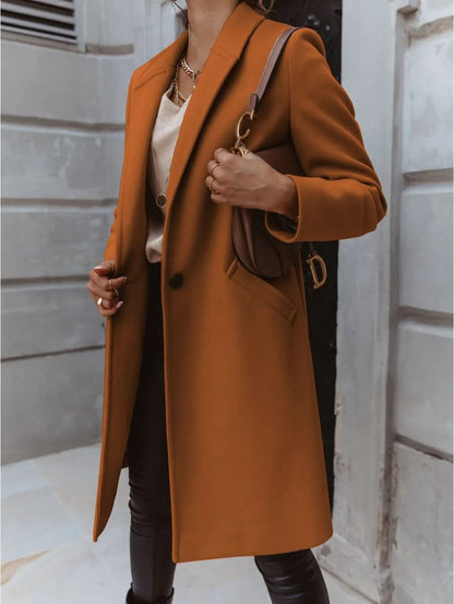 Classic Fit Women's Long Coat