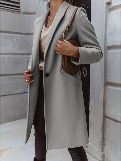 Classic Fit Women's Long Coat