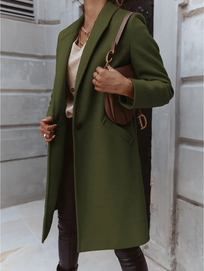 Classic Fit Women's Long Coat
