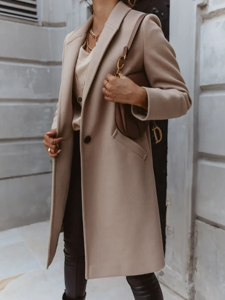 Classic Fit Women's Long Coat