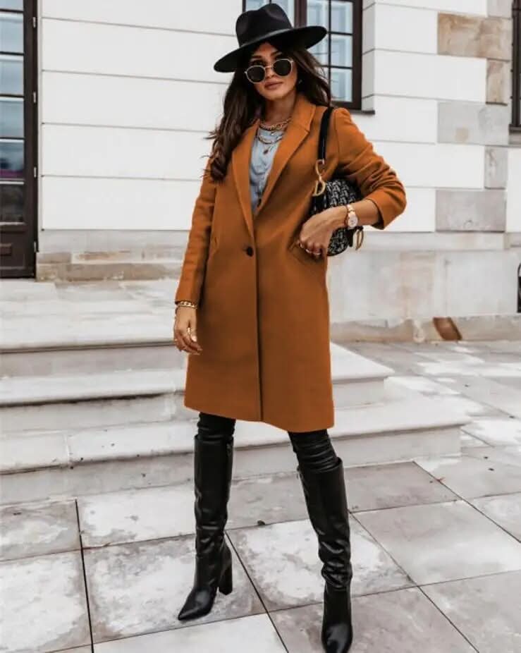 Classic Fit Women's Long Coat