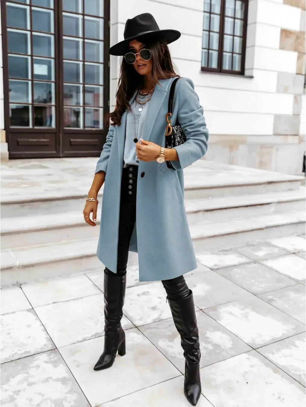 Classic Fit Women's Long Coat