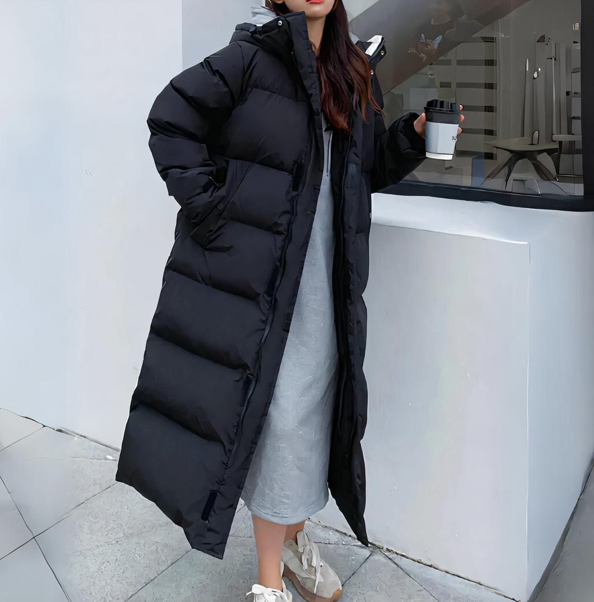 Women's Insulated Water Resistant Parka Coat - OutfitLondon